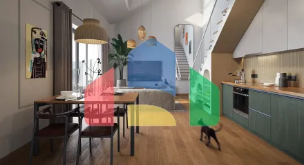 На продажу квартира 2-комн. студия 66 m²