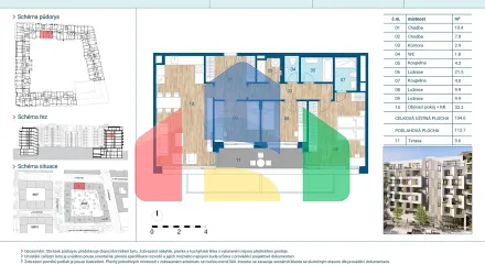 На продажу квартира 4-комн. студия 104 m²