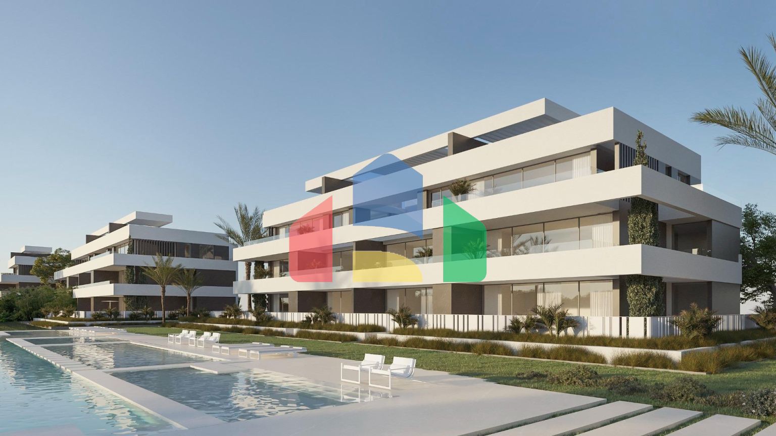 Новые квартиры в полной урбанизации и с видом на море