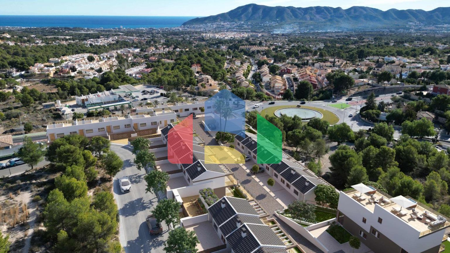 Фаза 2: Новые таунхаусы в средиземноморском стиле в Ла-Нусии