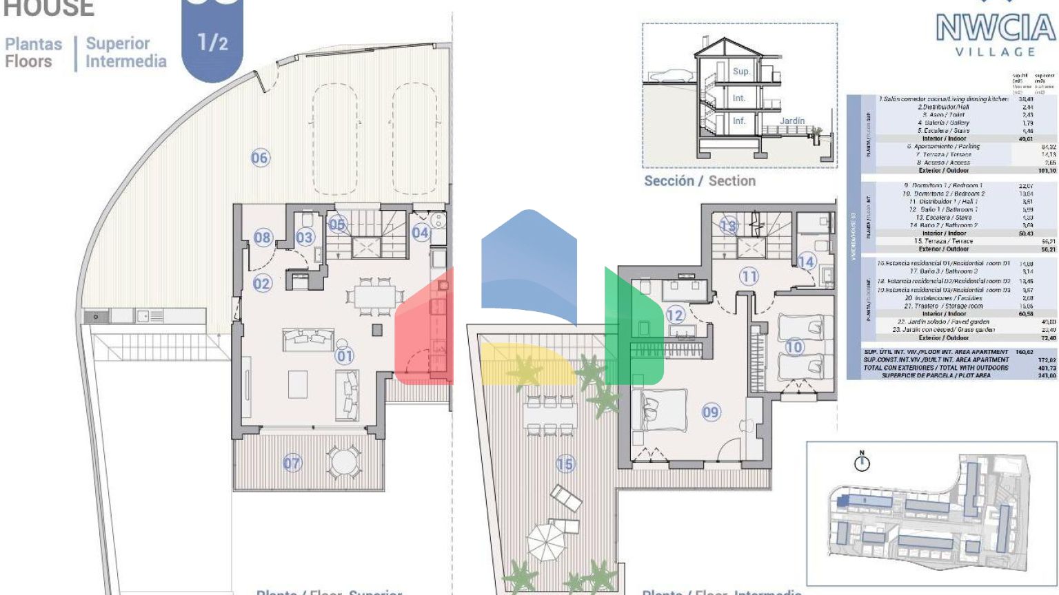 Фаза 2: Новые таунхаусы в средиземноморском стиле в Ла-Нусии