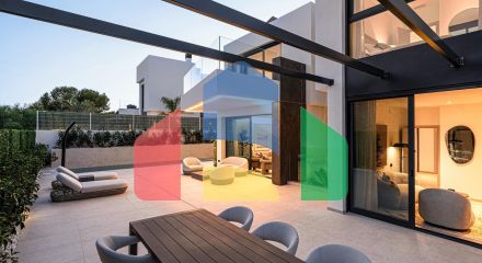 Эксклюзивные виллы новой постройки с частными бассейнами в Ла-Нусия, недалеко от Бенидорма