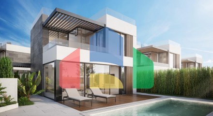 New minimalist design villas with private pool