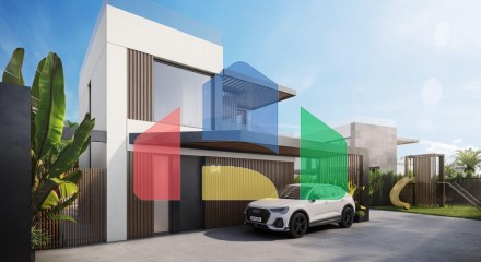 New minimalist design villas with private pool
