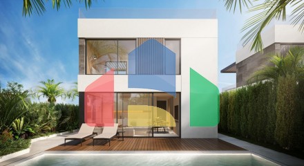 New minimalist design villas with private pool