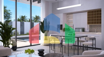 New minimalist design villas with private pool