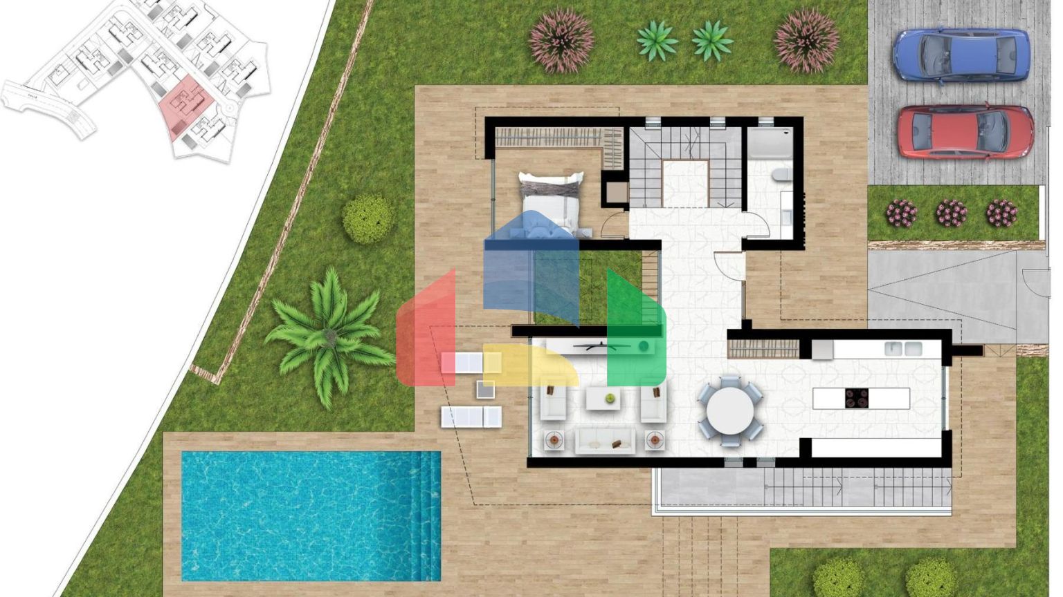 Эксклюзивные виллы новой постройки с частными бассейнами в Ла-Нусия, недалеко от Бенидорма