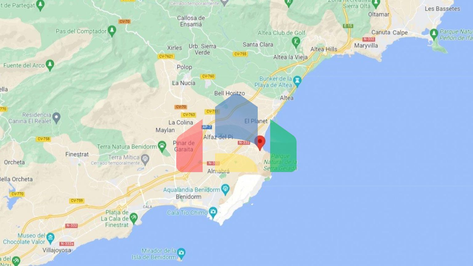 Апартаменты в Alfaz del Pi ID 70784