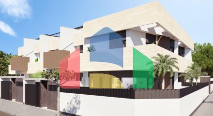 Бутик-комплекс новых домов с частными бассейнами в Пилар-де-ла-Орадада