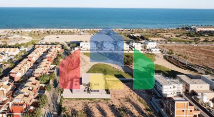 Complex of 10 villas in Pilar de la Horadada with sea views, just 100 meters from the beach