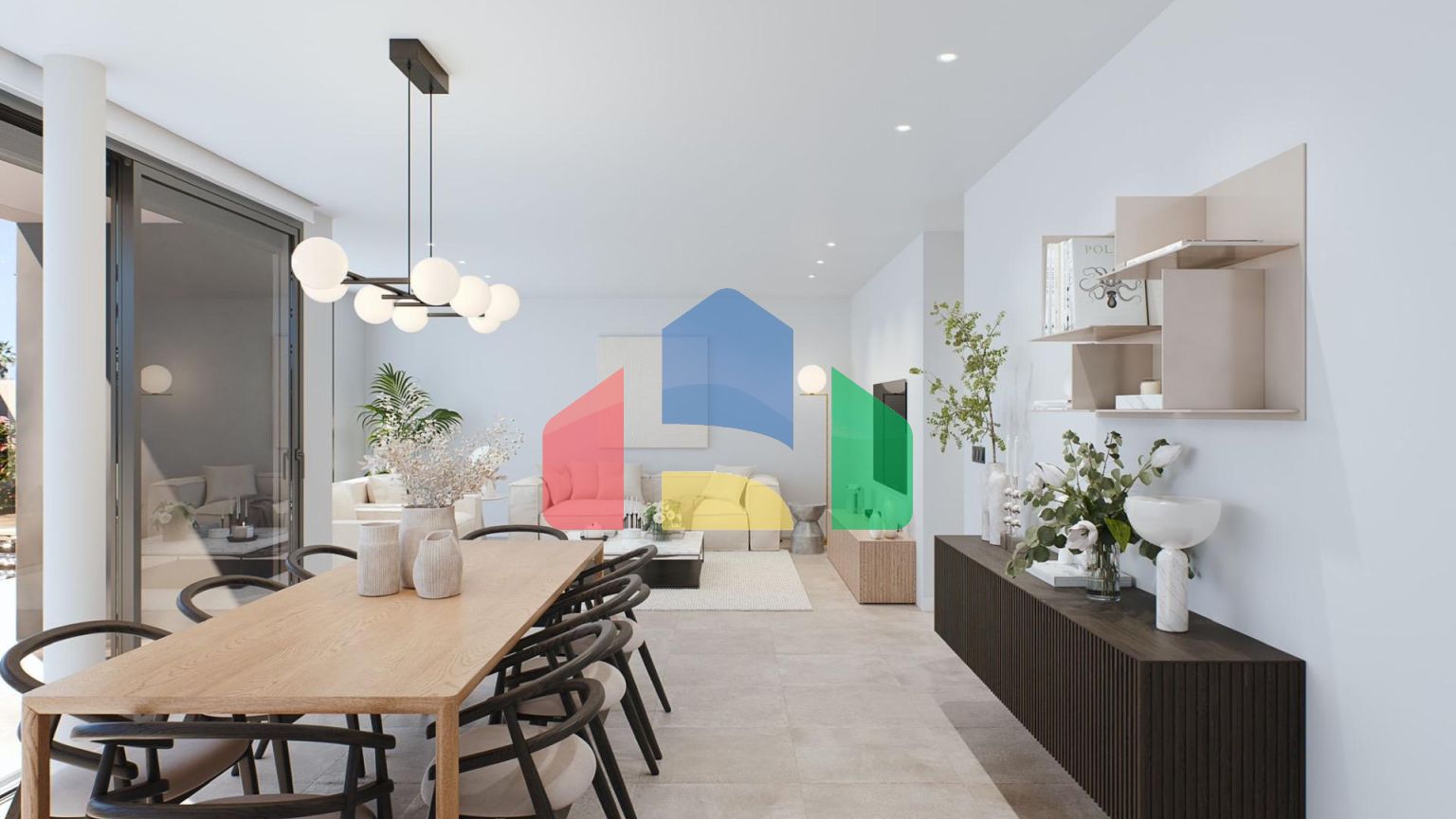 Комплекс из 10 вилл в Пилар де ла Орадада с видом на море, всего в 100 метрах от пляжа