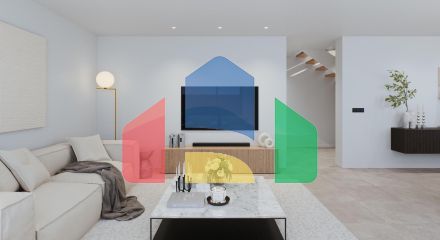 Комплекс из 10 вилл в Пилар де ла Орадада с видом на море, всего в 100 метрах от пляжа