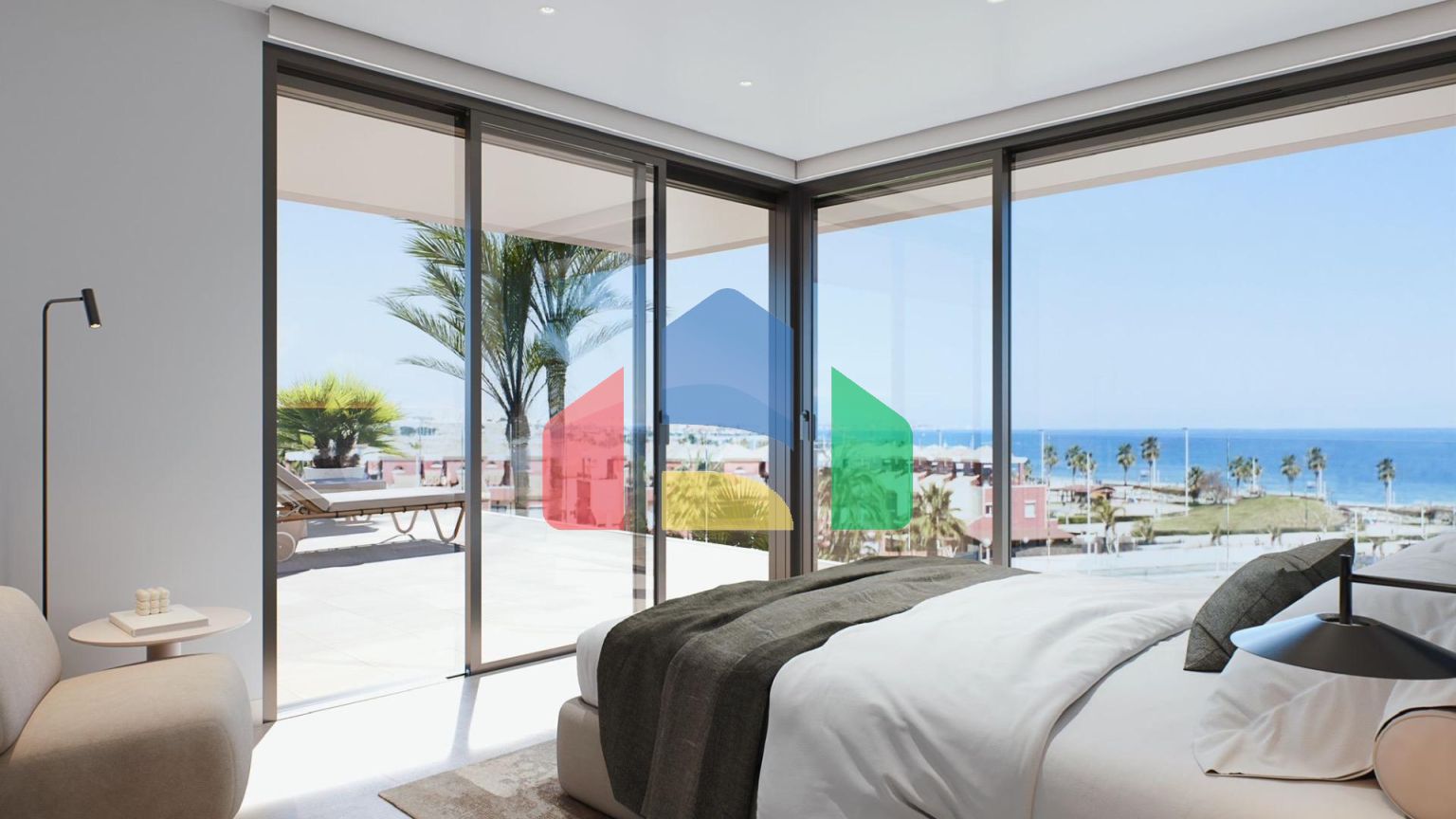 Комплекс из 10 вилл в Пилар де ла Орадада с видом на море, всего в 100 метрах от пляжа