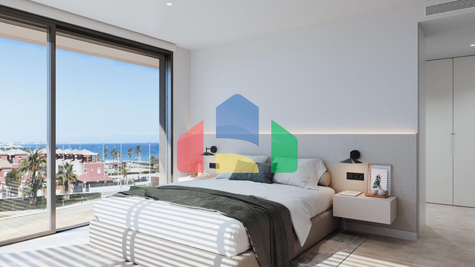 Комплекс из 10 вилл в Пилар де ла Орадада с видом на море, всего в 100 метрах от пляжа