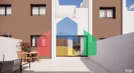 Современные виллы новой постройки с возможностью установки частного бассейна в Пилар-де-ла-Орадада