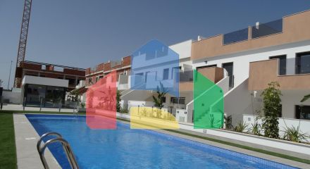 Newly Built Bungalows with Solarium or Garden in Pilar de la Horadada