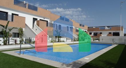Newly Built Bungalows with Solarium or Garden in Pilar de la Horadada