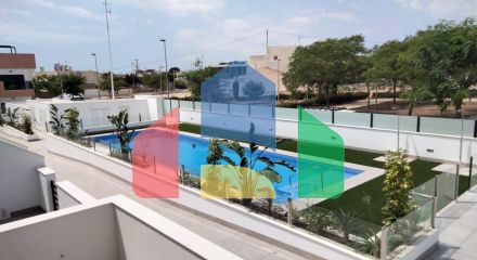 Newly Built Bungalows with Solarium or Garden in Pilar de la Horadada