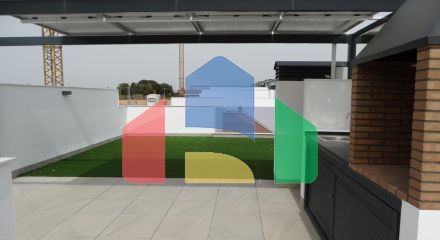 Новые бунгало с солярием или садом в Пилар-де-ла-Орадада