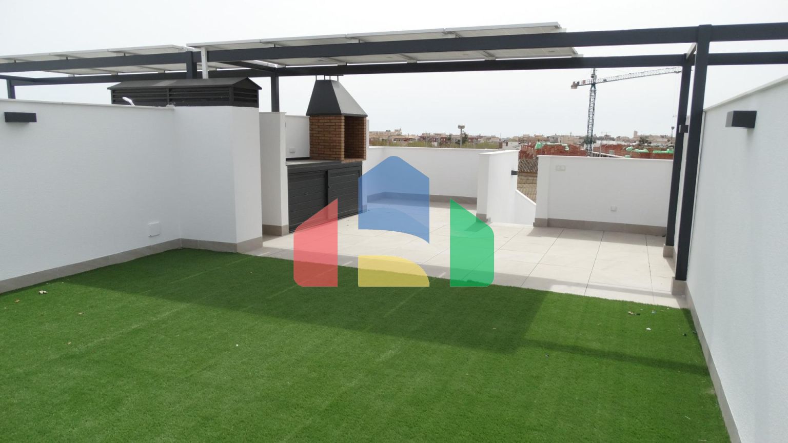 Новые бунгало с солярием или садом в Пилар-де-ла-Орадада