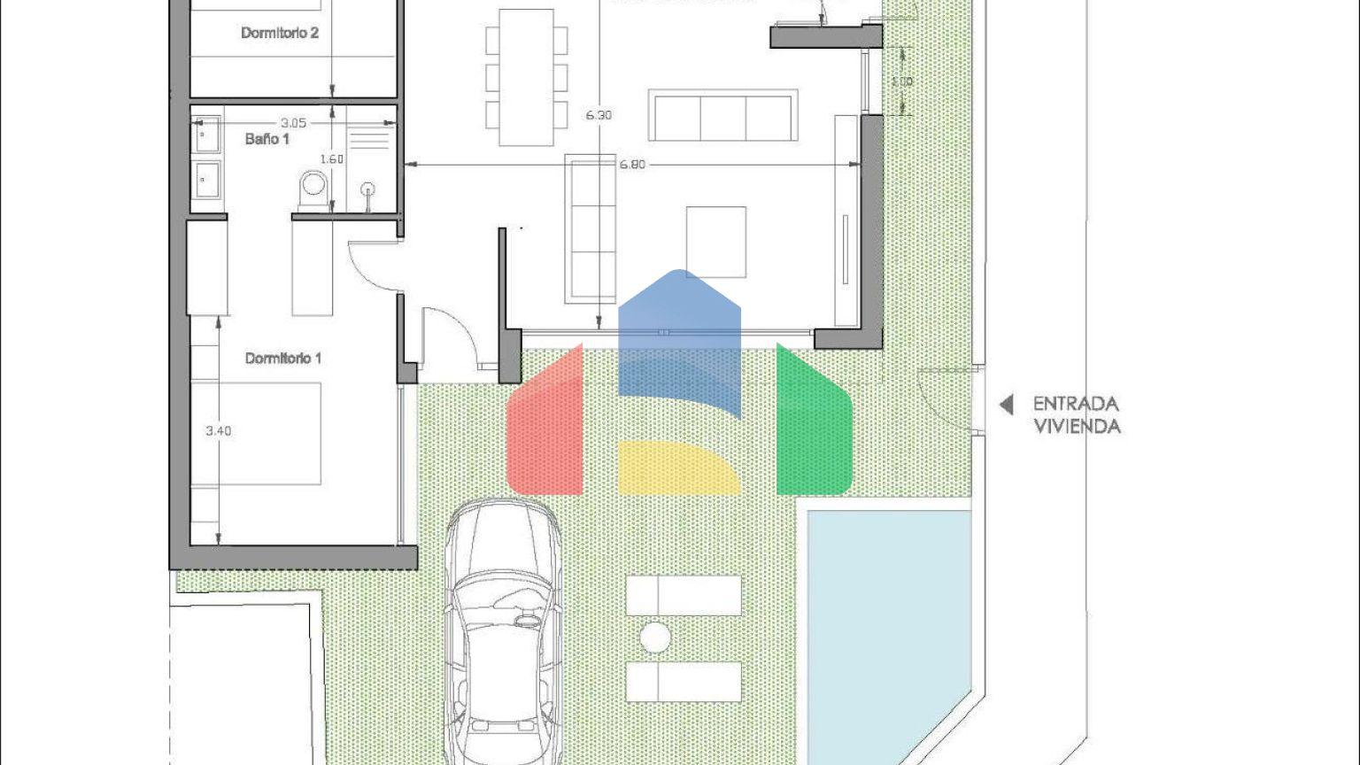 СРЕДИЗЕМНОМОРСКАЯ ВИЛЛА В ГОРОДСКОЙ ЗОНЕ НЕДАЛЕКО ОТ МОРЯ
