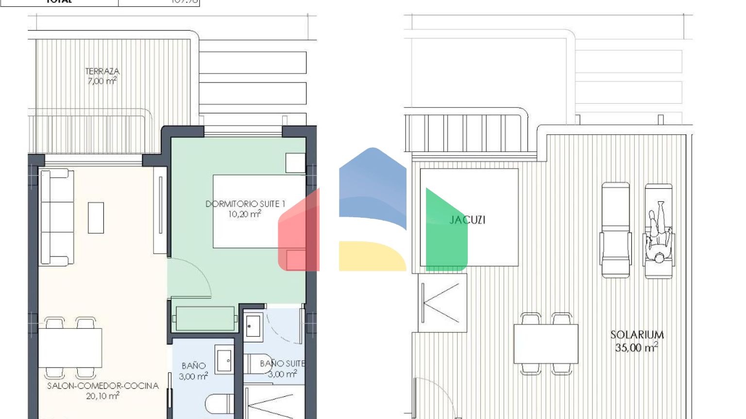 Современная жизнь в нескольких шагах от пляжа Лас Хигерикас в Торре-де-ла-Орадада