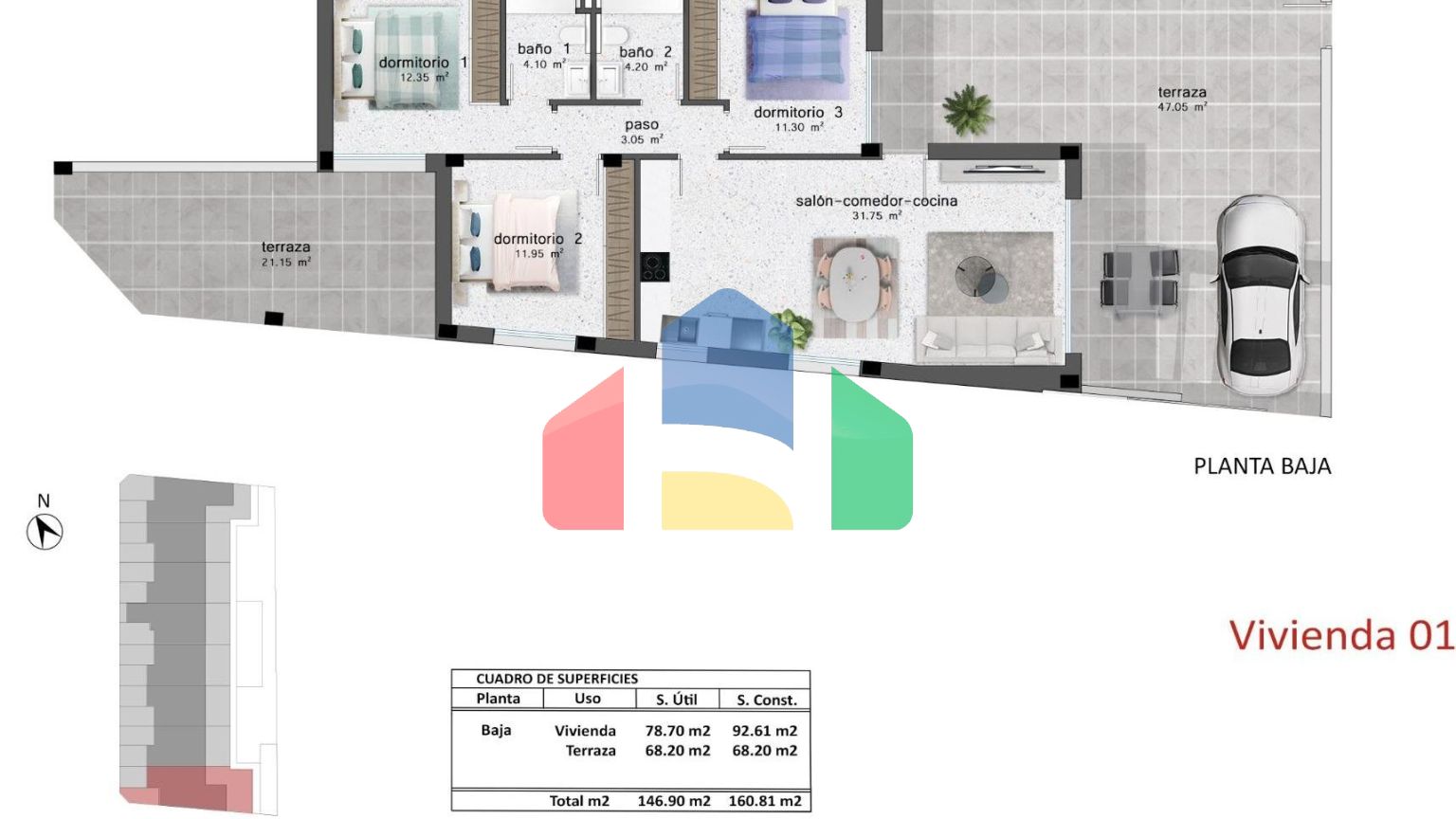 Новый жилой комплекс с бунгало в Пилар-де-ла-Орадада