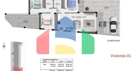 Новый жилой комплекс с бунгало в Пилар-де-ла-Орадада