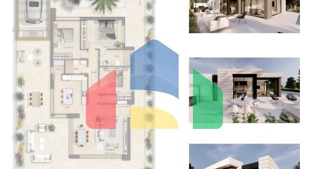 Комплекс из 6 вилл в Пилар де ла Орадада