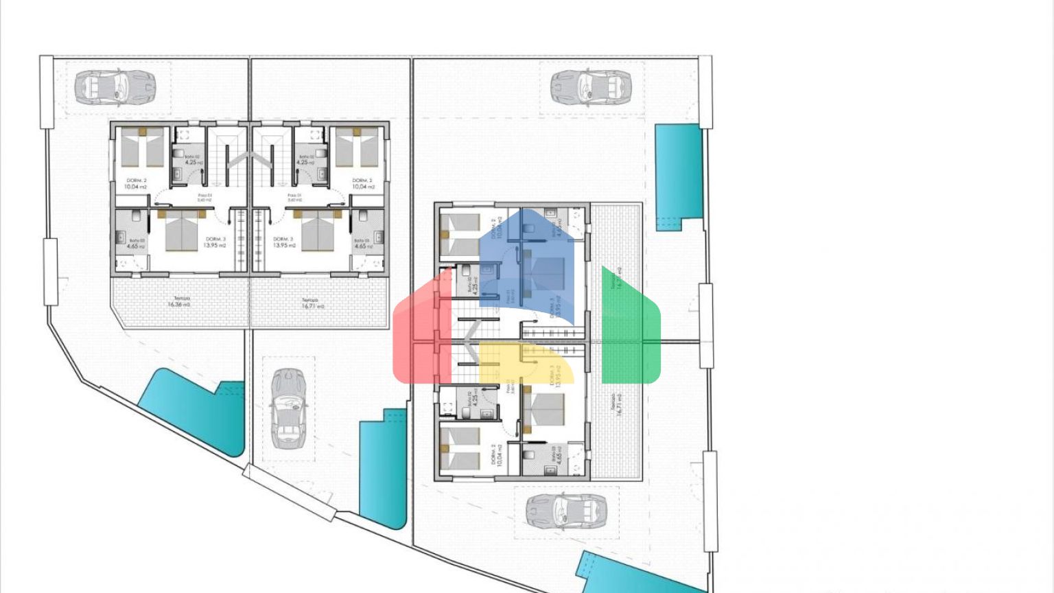 НОВОЕ СТРОИТЕЛЬСТВО 4 ВИЛЛ В ПИЛАР-ДЕ-ЛА-ОРАДАДА