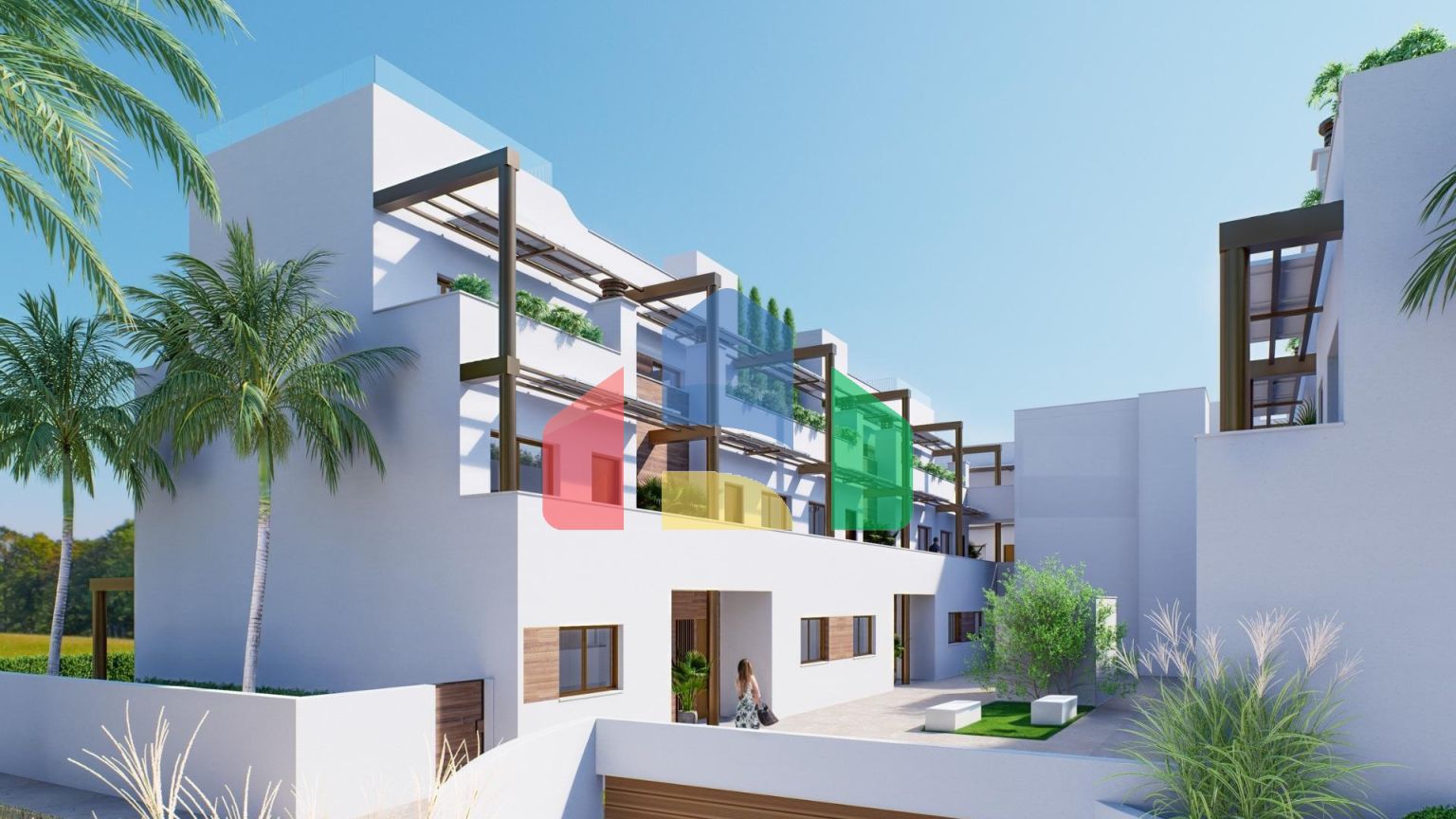Современная жизнь в нескольких шагах от пляжа Лас Хигерикас в Торре-де-ла-Орадада