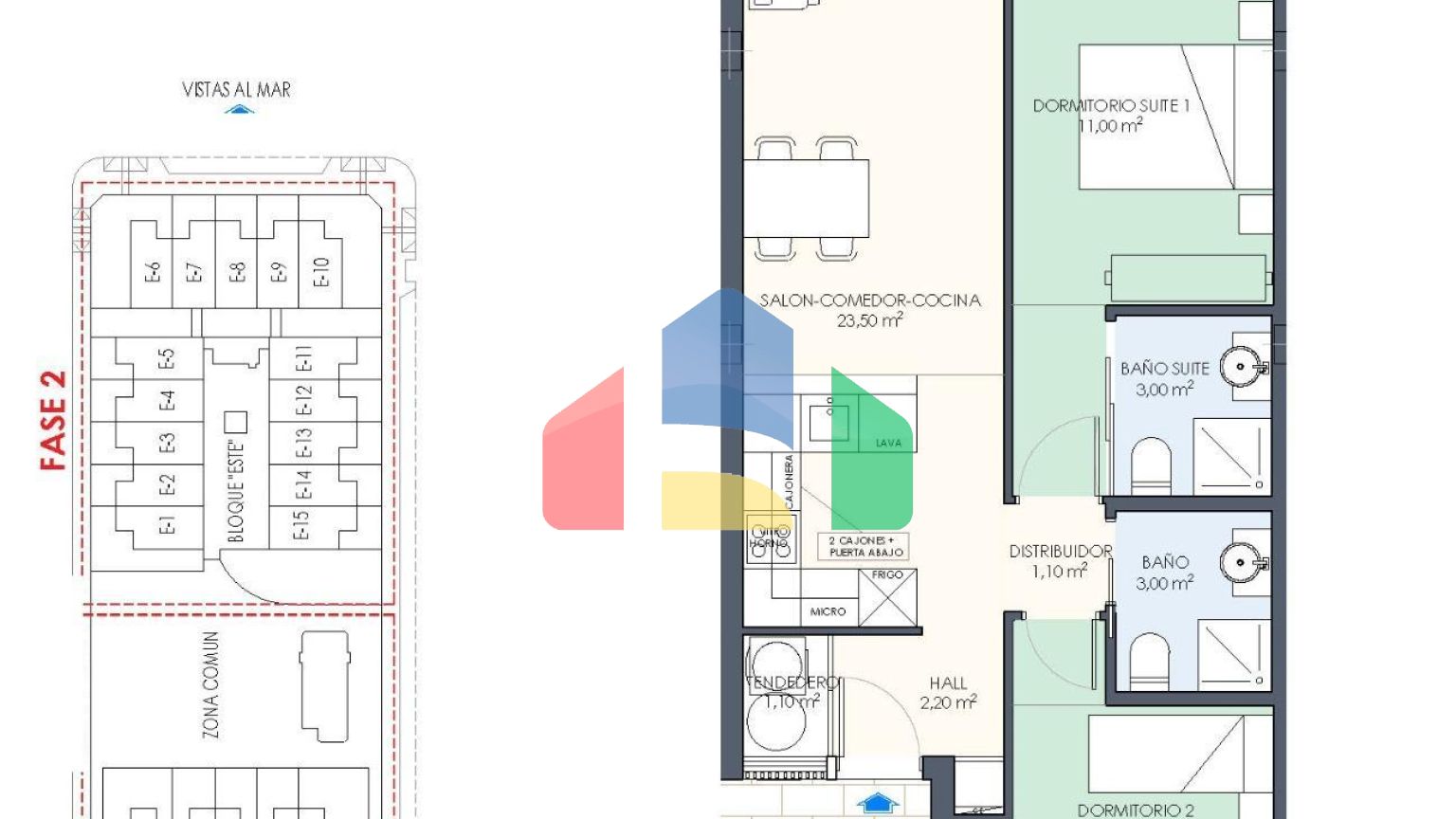 Современная жизнь в нескольких шагах от пляжа Лас Хигерикас в Торре-де-ла-Орадада