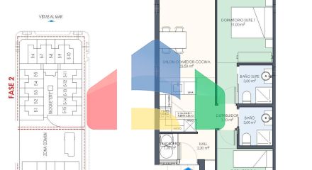 Современная жизнь в нескольких шагах от пляжа Лас Хигерикас в Торре-де-ла-Орадада