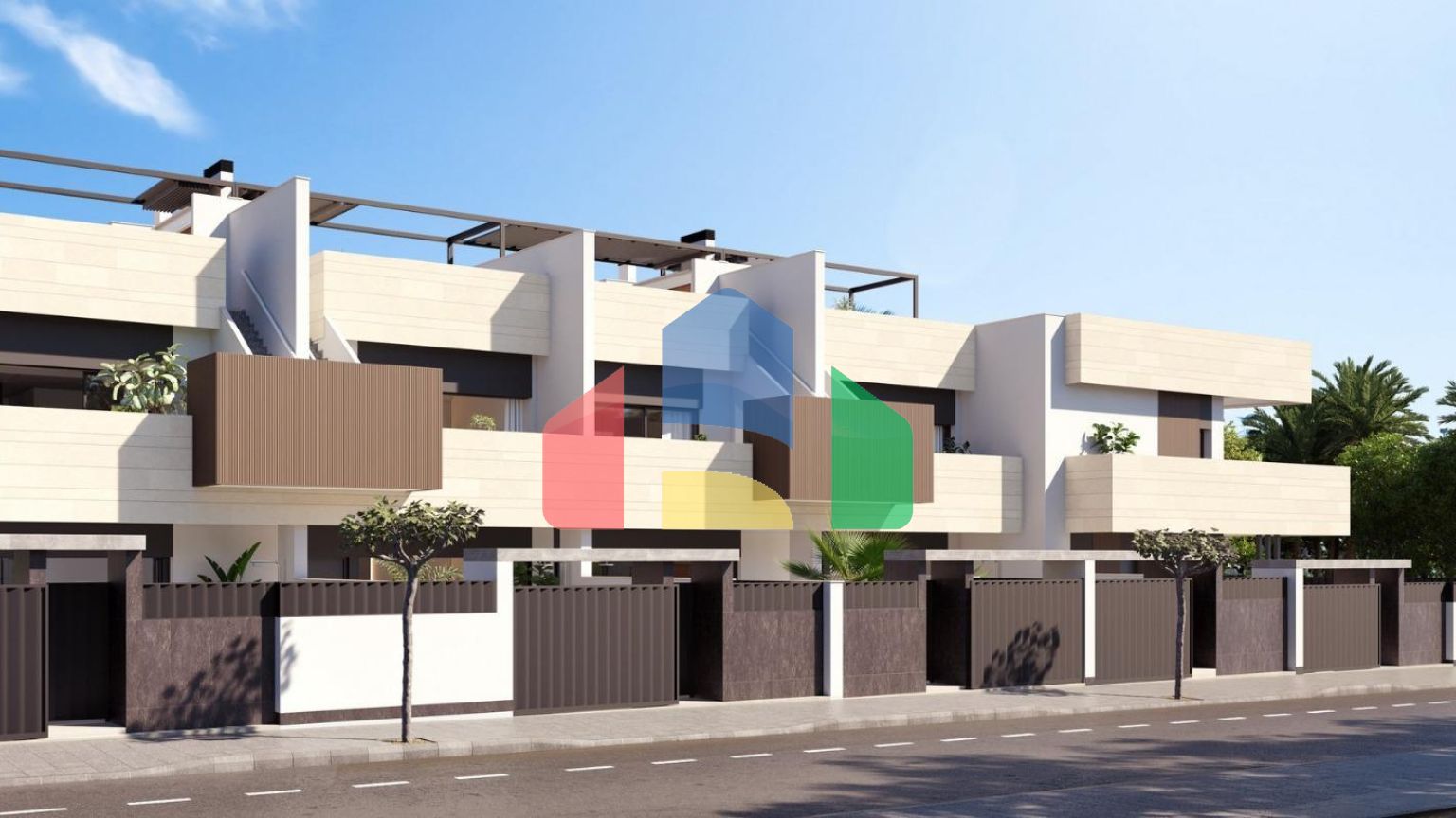 Бутик-комплекс новых домов с частными бассейнами в Пилар-де-ла-Орадада