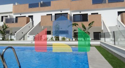 Новые бунгало с солярием или садом в Пилар-де-ла-Орадада