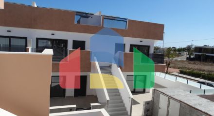 Новые бунгало с солярием или садом в Пилар-де-ла-Орадада