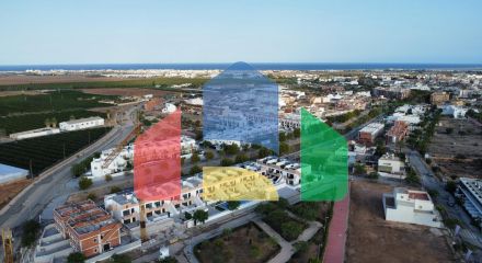 Новые бунгало с солярием или садом в Пилар-де-ла-Орадада