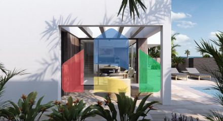 Complex of 10 villas in Pilar de la Horadada with sea views, just 100 meters from the beach