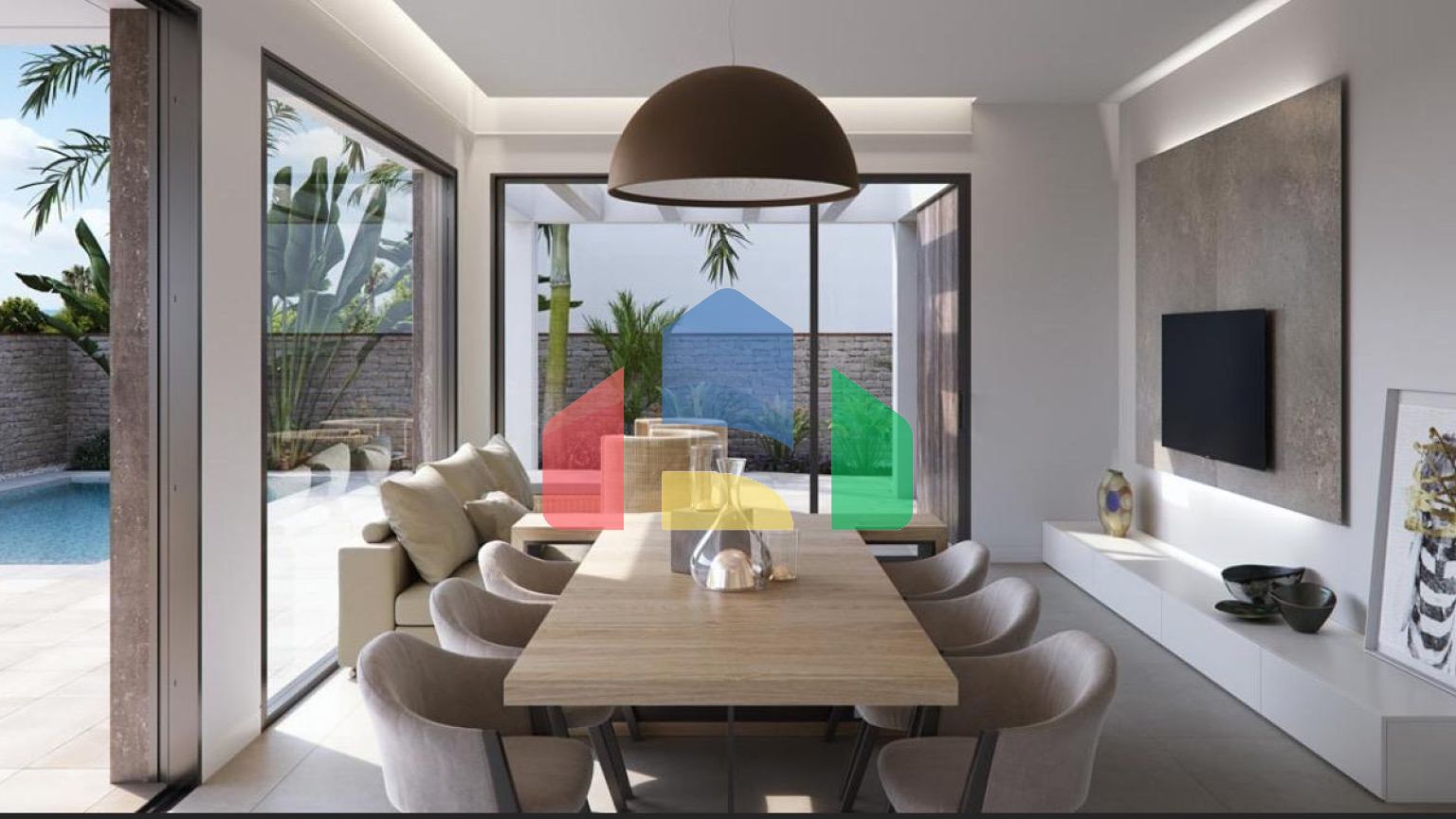 Комплекс из 10 вилл в Пилар де ла Орадада с видом на море, всего в 100 метрах от пляжа