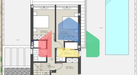 Комплекс из 10 вилл в Пилар де ла Орадада с видом на море, всего в 100 метрах от пляжа