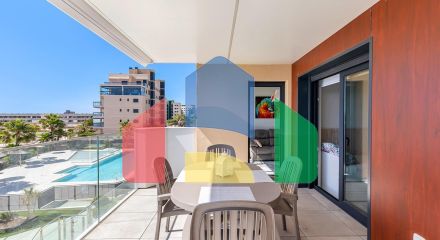 АПАРТАМЕНТЫ С ВИДОМ НА МОРЕ В MIL PALMERAS! 2 СПАЛЬНИ. 2 ВАННЫЕ КОМНАТЫ. ГАРАЖ+КЛАДОВКА.