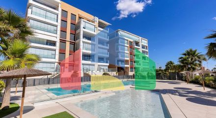 АПАРТАМЕНТЫ С ВИДОМ НА МОРЕ В MIL PALMERAS! 2 СПАЛЬНИ. 2 ВАННЫЕ КОМНАТЫ. ГАРАЖ+КЛАДОВКА.