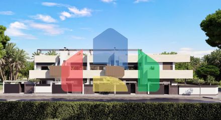 Бутик-комплекс новых домов с частными бассейнами в Пилар-де-ла-Орадада