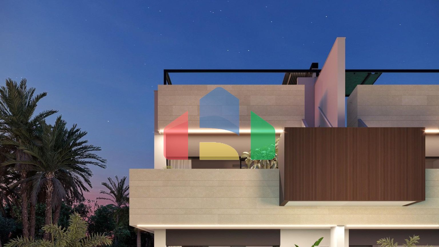 Бутик-комплекс новых домов с частными бассейнами в Пилар-де-ла-Орадада