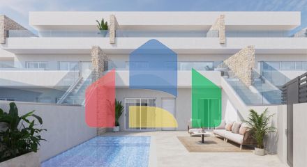 New build homes in Pilar de la Horadada with private pool