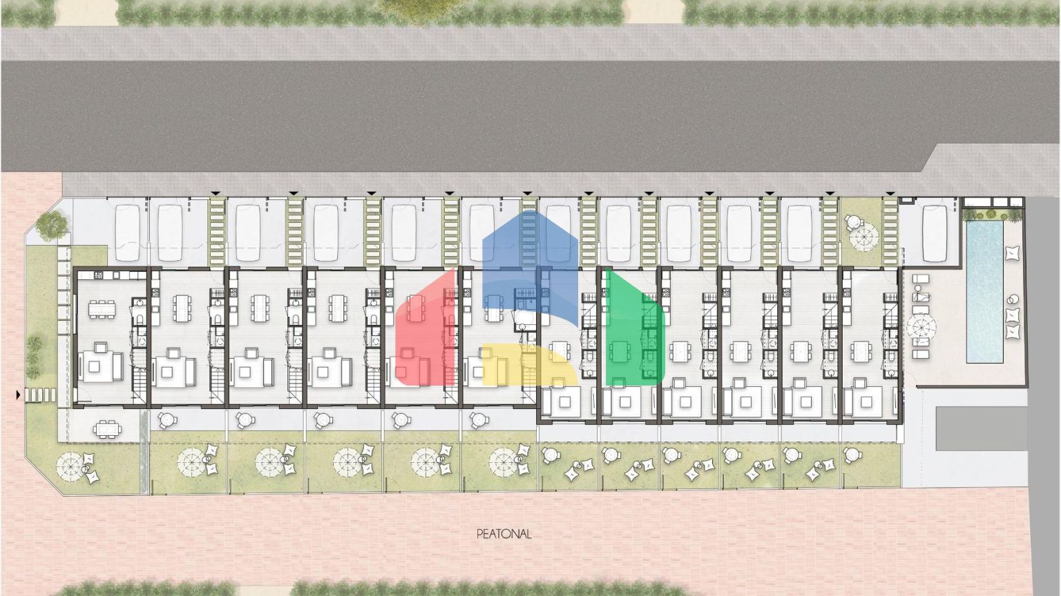 Новые таунхаусы и угловые таунхаусы в Пилар де ла Орадада