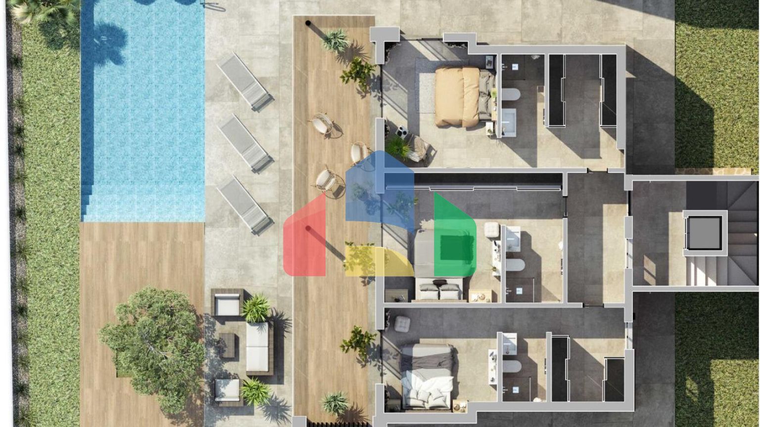 Новые виллы с видом на гольф-поле в Сьюдад-Кесада