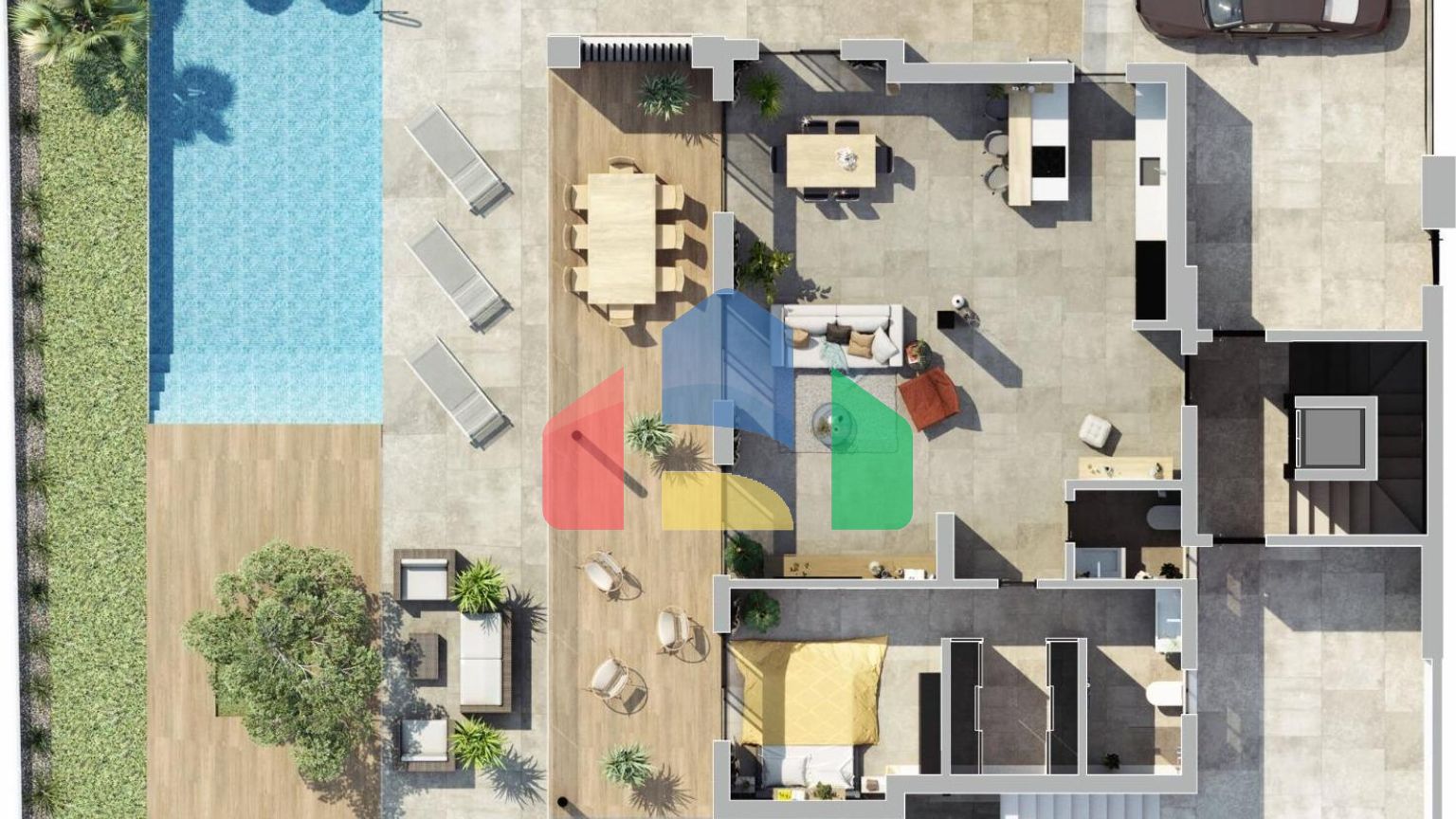 Новые виллы с видом на гольф-поле в Сьюдад-Кесада