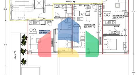 Продажа - Квартира 44 m² в Афинах