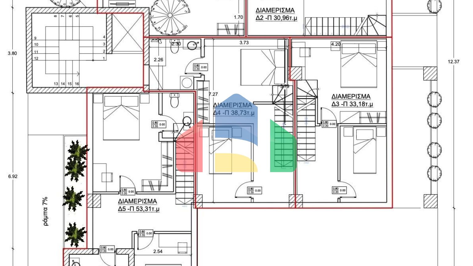 Продаж - Комплекс 2361 m² в Афінах